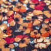 seta a fiori marrone, ruggine, arancio
