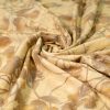cotone jacquard fiori beige